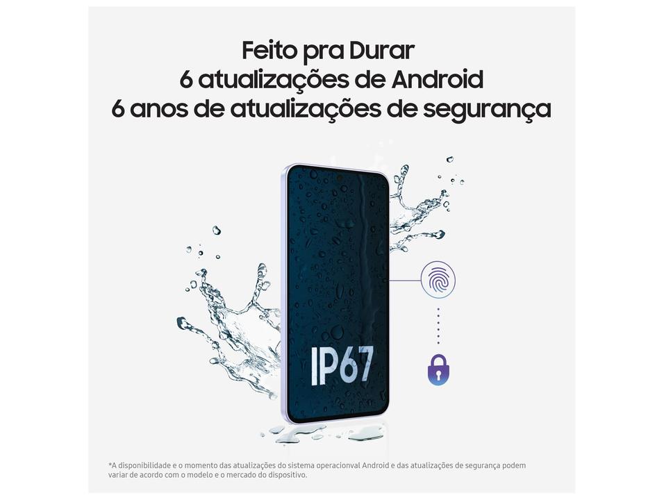 Smartphone Samsung Galaxy A26 256GB 5G 8GB RAM Branco 6.7" Câm. 50MP + 8MP + 2MP + Selfie 13MP - 3