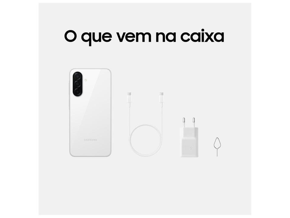 Smartphone Samsung Galaxy A26 256GB 5G 8GB RAM Branco 6.7" Câm. 50MP + 8MP + 2MP + Selfie 13MP - 10
