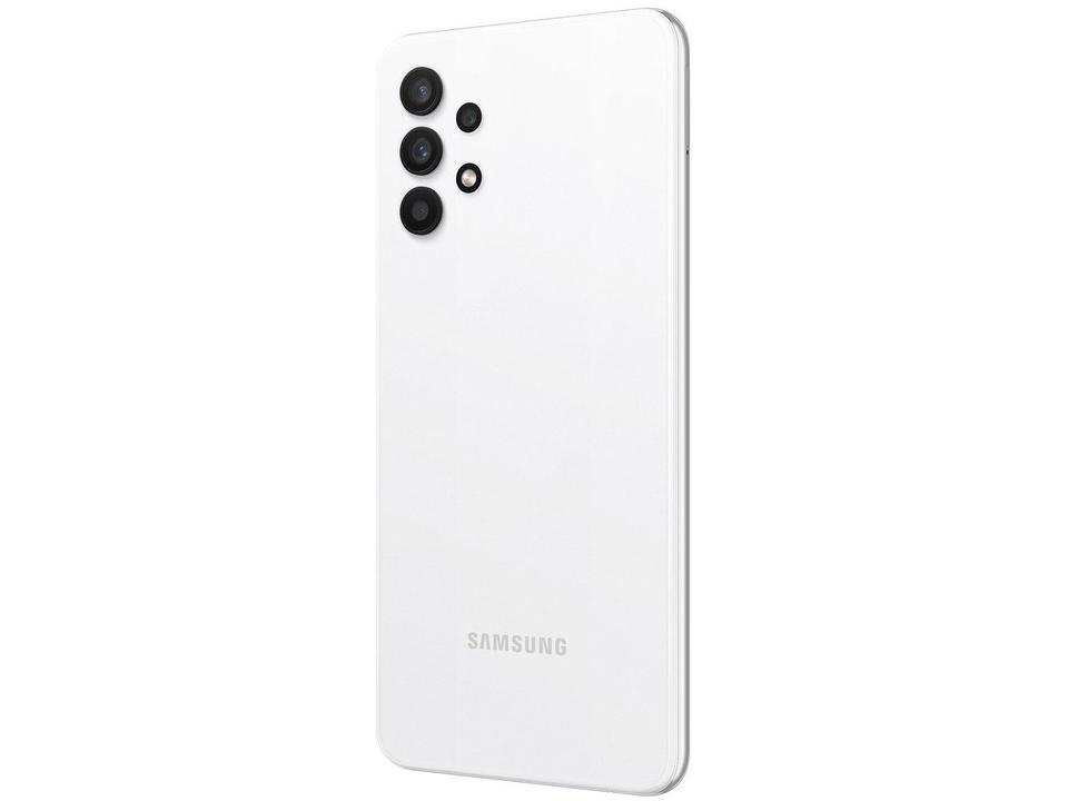Smartphone Samsung Galaxy A32 128GB Branco 4GB RAM 6,4" Câm. Quádrupla + Selfie 20MP Dual Chip - 8