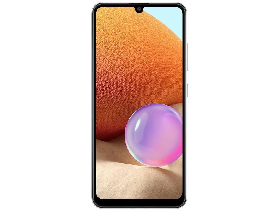 Smartphone Samsung Galaxy A32 128GB Branco 4GB RAM 6,4" Câm. Quádrupla + Selfie 20MP Dual Chip - 5