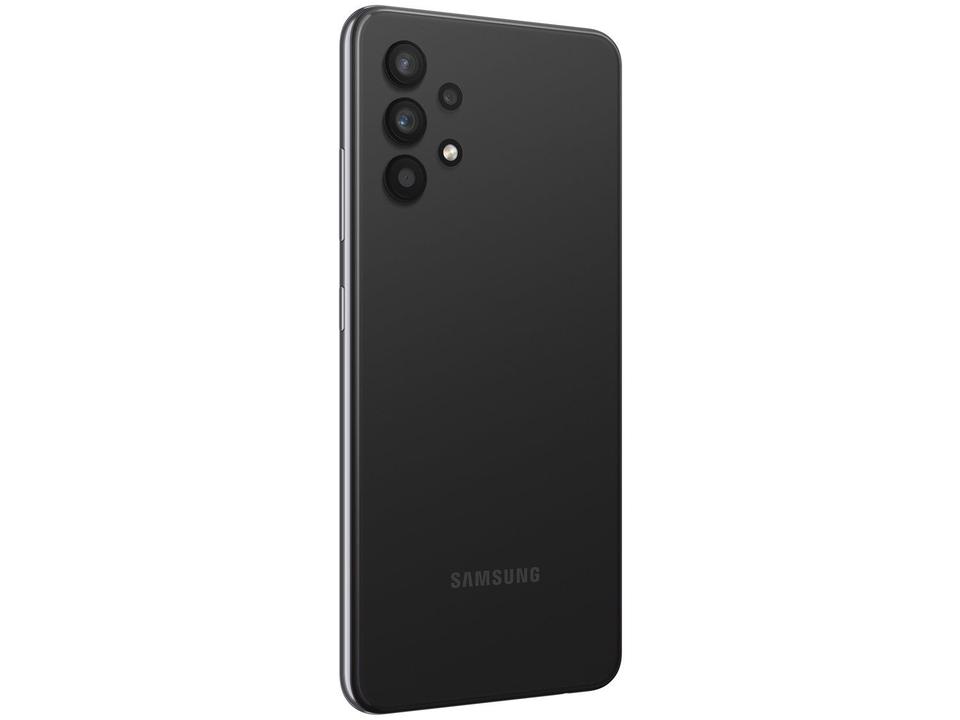 Smartphone Samsung Galaxy A32 128GB Preto 4G - 4GB RAM Tela 6,4” Câm. Quádrupla + Selfie 20M - 10