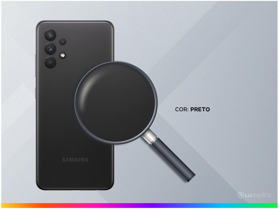 Smartphone Samsung Galaxy A32 128GB Preto 4G - 4GB RAM Tela 6,4” Câm. Quádrupla + Selfie 20M - 2