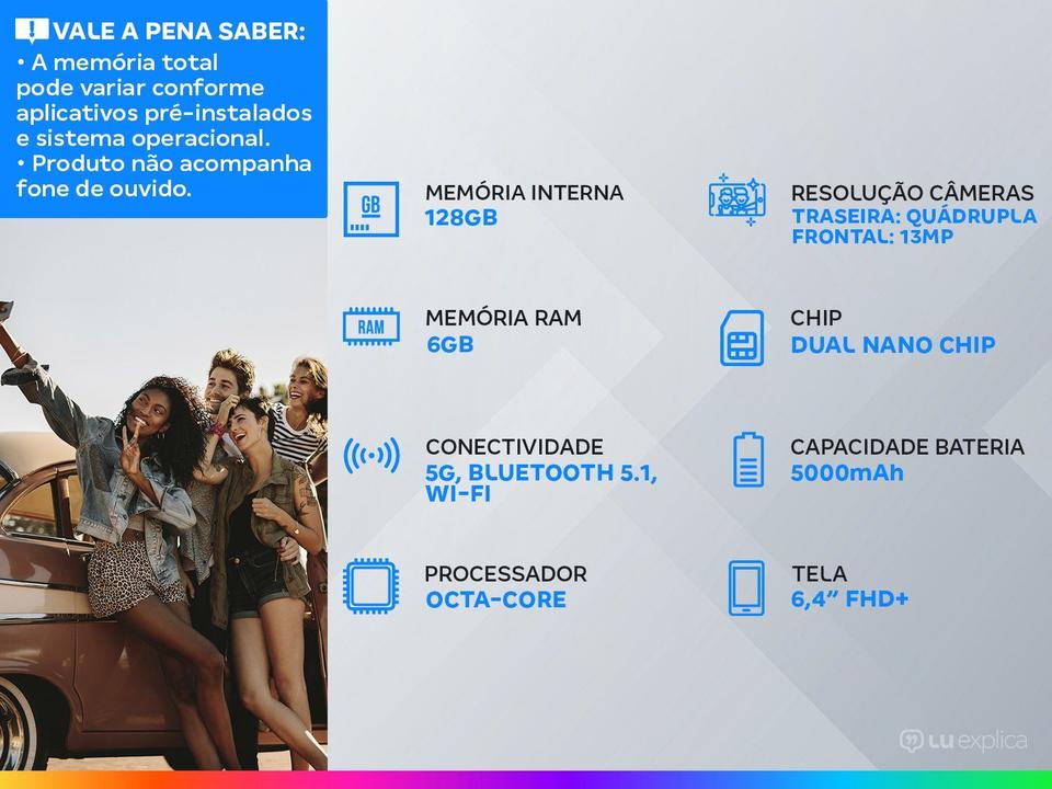 Smartphone Samsung Galaxy A33 128GB Preto 5G - 1