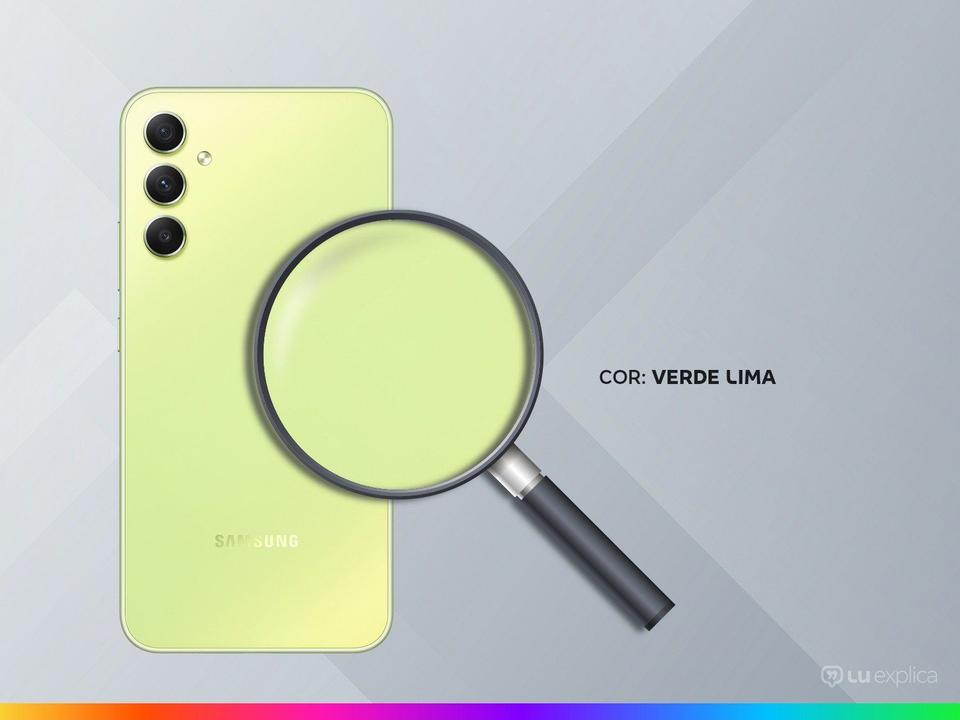 Smartphone Samsung Galaxy A34 128GB Verde Lima 5G Octa-Core 6GB RAM 6,6" Câm. Tripla + Selfie 13MP Dual Chip - 2
