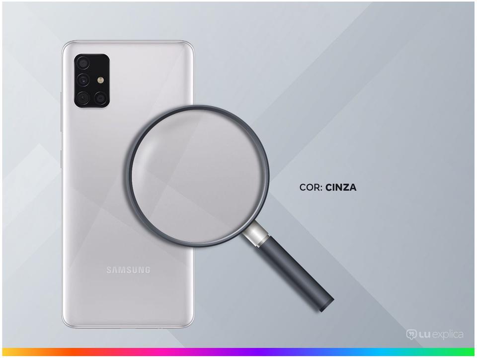 Smartphone Samsung Galaxy A51 128GB Cinza 4D - 2