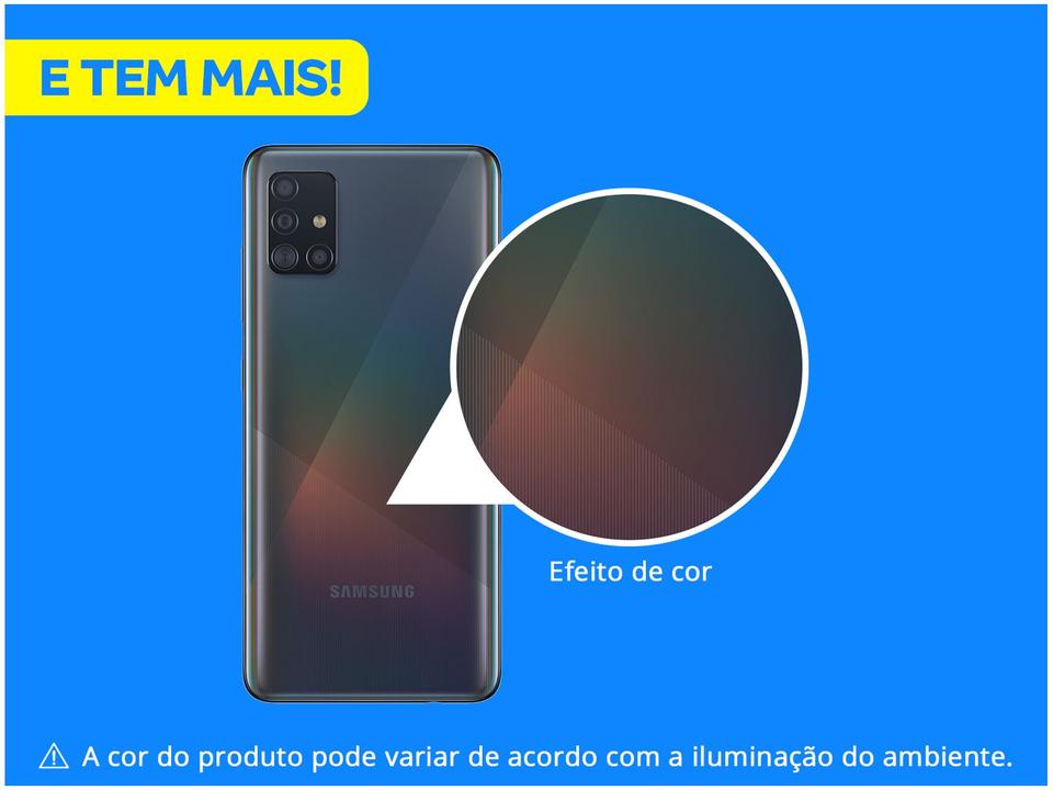 Smartphone Samsung Galaxy A51 128GB Preto 4GB RAM 6,5" Câm. Quádrupla + Selfie 32MP Dual Chip - 2