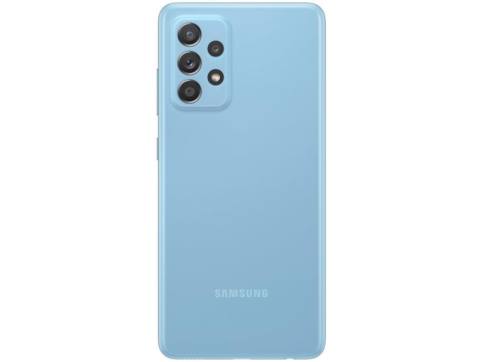 Smartphone Samsung Galaxy A52 128GB Azul 6GB RAM 6,5" Câm. Quádrupla + Selfie 32MP Dual Chip - 8
