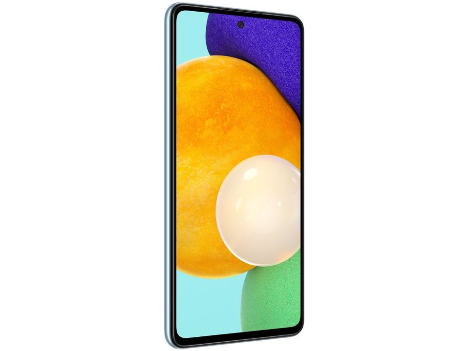Smartphone Samsung Galaxy A52 128GB Azul 6GB RAM 6,5" Câm. Quádrupla + Selfie 32MP Dual Chip - 5