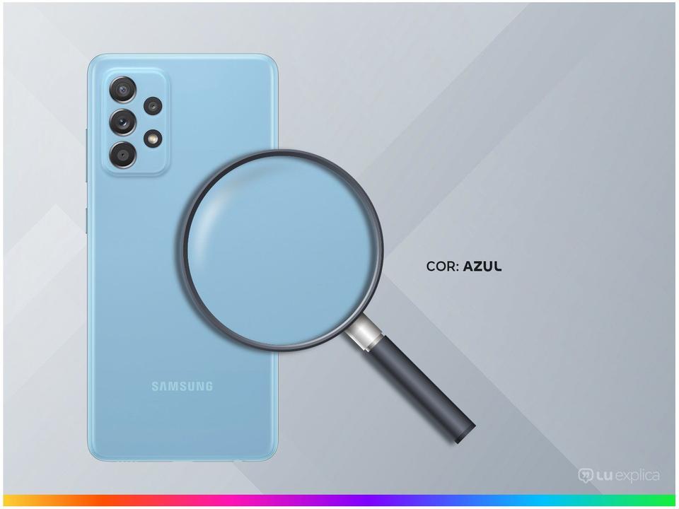 Smartphone Samsung Galaxy A52 128GB Azul 6GB RAM 6,5" Câm. Quádrupla + Selfie 32MP Dual Chip - 2