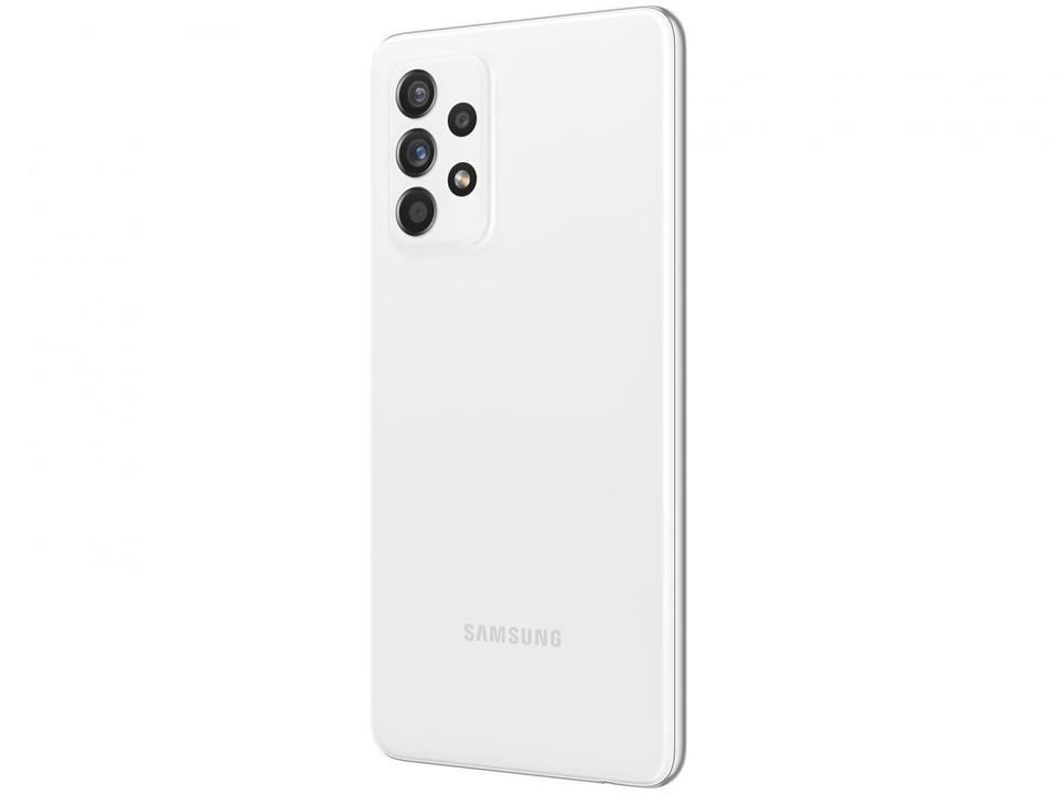 Smartphone Samsung Galaxy A52 128GB Branco 4G - 6GB RAM Tela 6,5” Câm. Quádrupla + Selfie 32MP - 8