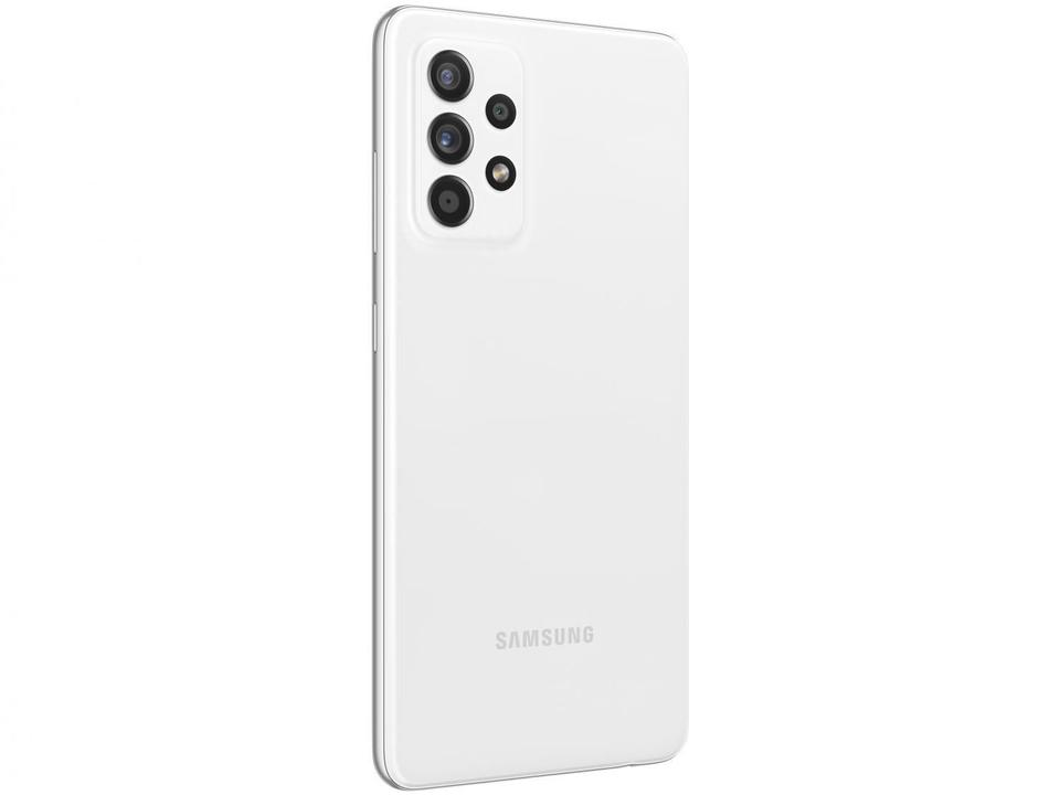 Smartphone Samsung Galaxy A52 128GB Branco 4G - 6GB RAM Tela 6,5” Câm. Quádrupla + Selfie 32MP - 10