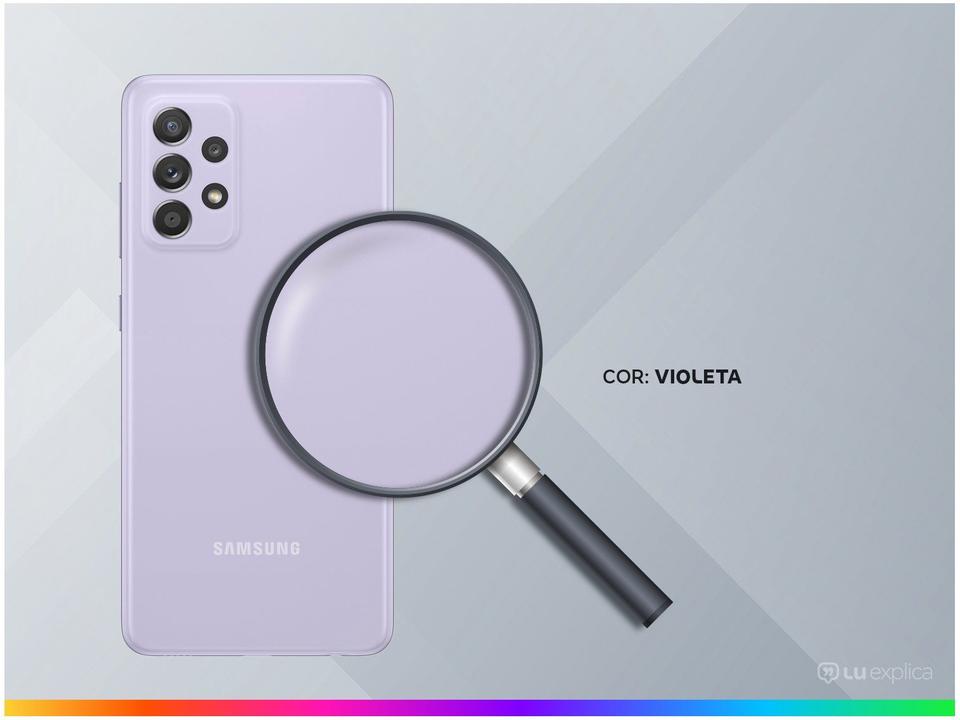 Smartphone Samsung Galaxy A52 128GB Violeta 6GB RAM 6,5" Câm. Quádrupla + Selfie 32MP Dual Chip - 2