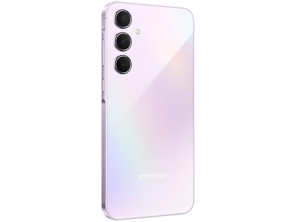 Smartphone Samsung Galaxy A55 128GB Rosa 5G 8GB RAM 6,6" Câm. Tripla + Selfie 32MP Dual Chip - 16