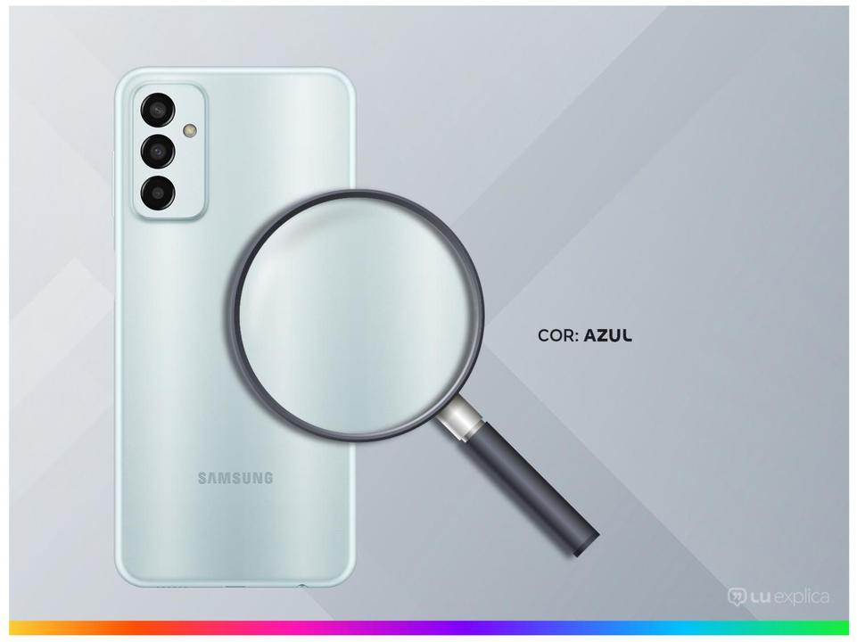 Smartphone Samsung Galaxy M13 128GB Azul 4G Octa-Core 4GB RAM 6,6” Câm. Tripla + Selfie 8MP - 2
