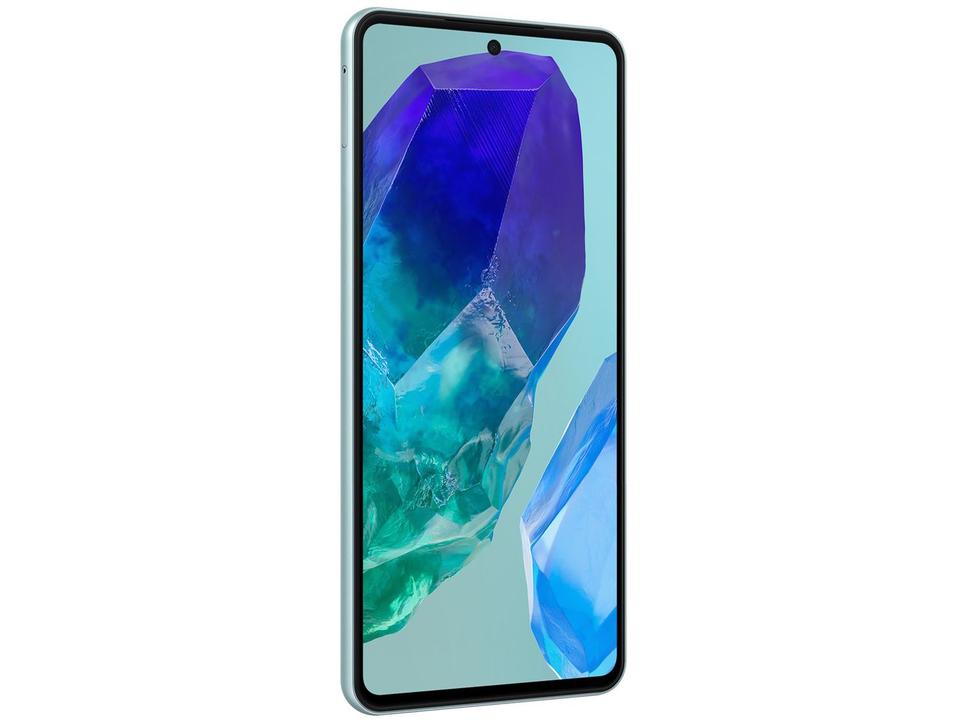 Smartphone Samsung Galaxy M55 256GB 5G 8GB RAM Verde Claro 6,7" Câm. Tripla + Selfie 50MP Dual Chip - 18
