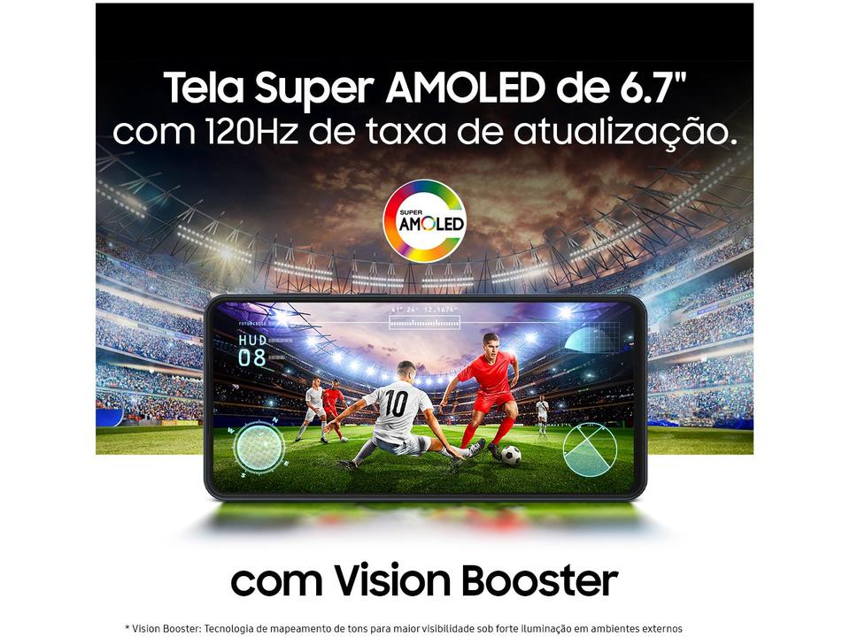 Smartphone Samsung Galaxy M55 256GB 5G 8GB RAM Verde Claro 6,7" Câm. Tripla + Selfie 50MP Dual Chip - 9