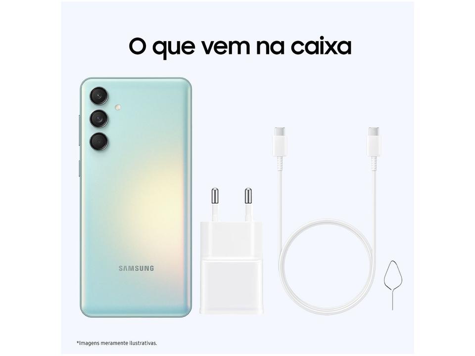 Smartphone Samsung Galaxy M55 256GB 5G 8GB RAM Verde Claro 6,7" Câm. Tripla + Selfie 50MP Dual Chip - 6