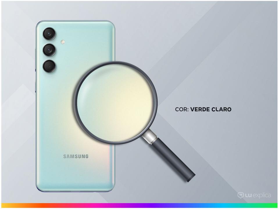Smartphone Samsung Galaxy M55 256GB 5G 8GB RAM Verde Claro 6,7" Câm. Tripla + Selfie 50MP Dual Chip - 2