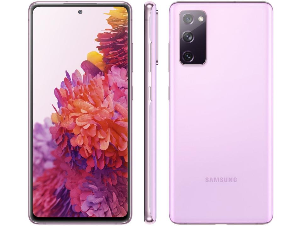 Smartphone Samsung Galaxy S20 FE 256GB Cloud Lavender 8GB RAM 6,5” Câm. Tripla + Selfie 32M