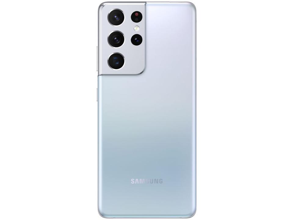Smartphone Samsung Galaxy S21 Ultra 256GB Prata 5G - 12GB RAM Tela 6,8” Câm. Quádrupla + Selfie 40MP - 9