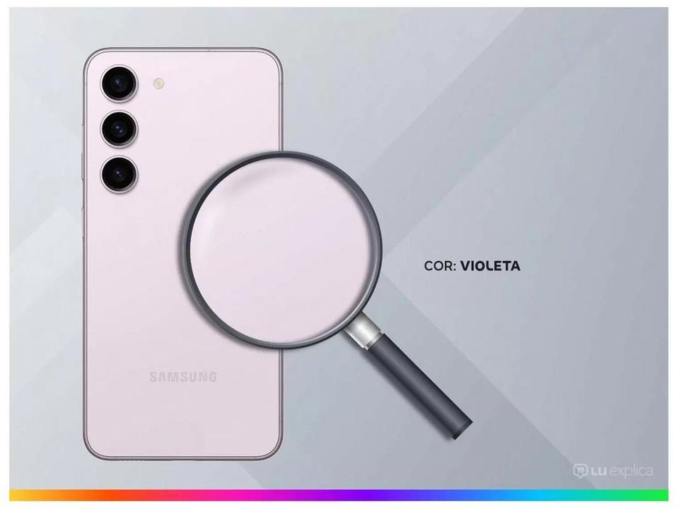 Smartphone Samsung Galaxy S23 128GB Violeta 5G 8GB RAM 6,1” Câm Tripla + Selfie 12M - 2