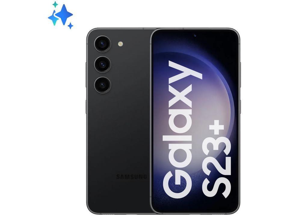 Smartphone Samsung Galaxy S23+ 256GB Preto 5G 8GB RAM 6,6” Câm. Tripla + Selfie 12MP - 4