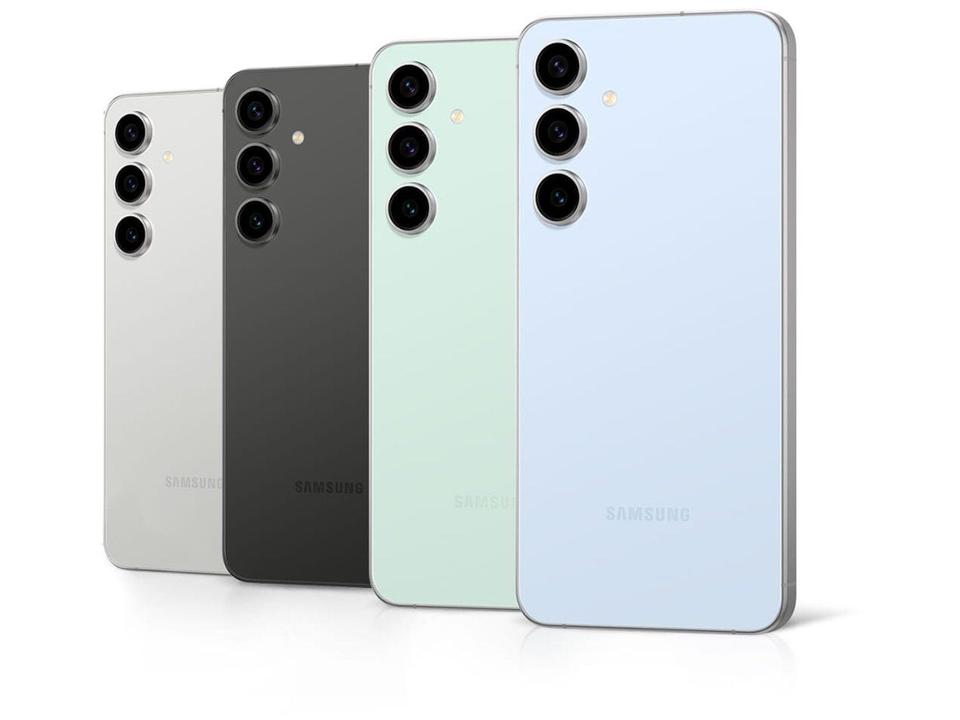 Smartphone Samsung Galaxy S24 FE 128GB Azul 5G 8GB RAM 6,7" Câm. Tripla + Selfie 10MP - 1