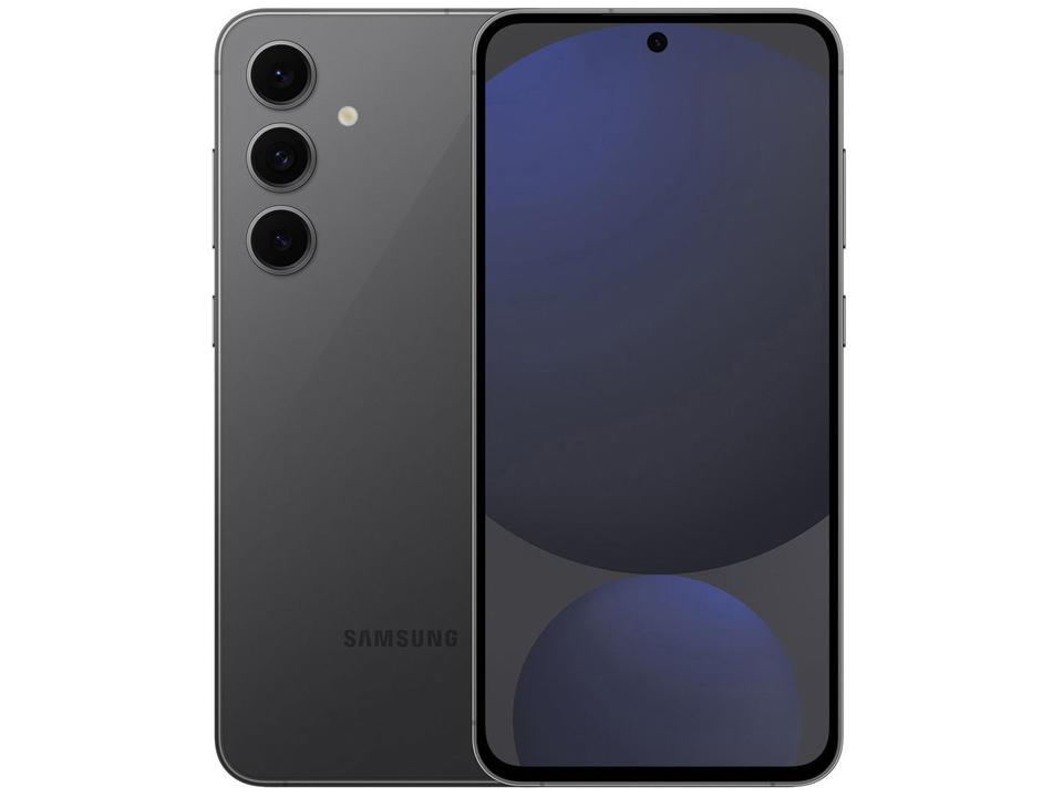Smartphone Samsung Galaxy S24 FE 128GB Grafite 5G 8GB RAM 6,7" Câm. Tripla + Selfie 10MP - 12