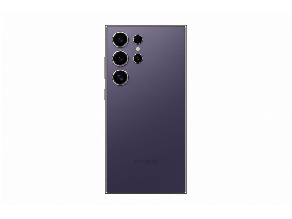 Smartphone Samsung Galaxy S24 Ultra 6,8" Galaxy AI 256GB Titânio Violeta 5G 12GB RAM Câm. Quádrupla 200MP + Selfie 12MP Bateria 5000mAh Dual Chip - 5