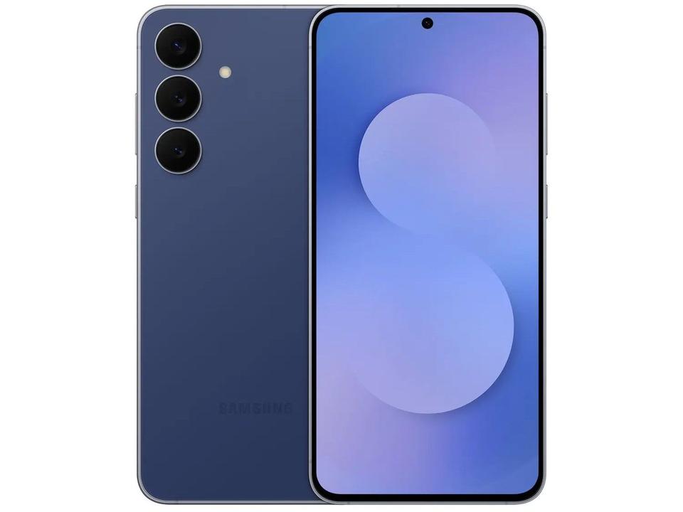 Smartphone Samsung Galaxy S25 FE 128GB 5G 8GB RAM Azul Marinho 6,7" Câm. Tripla + Selfie 12MP - 9