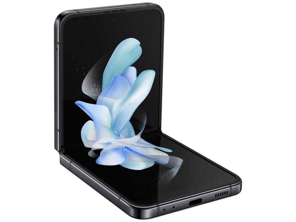Smartphone Samsung Galaxy Z Flip4 128GB Preto 5G Octa-Core 8GB RAM Câm. Dupla + Selfie 10MP - 7
