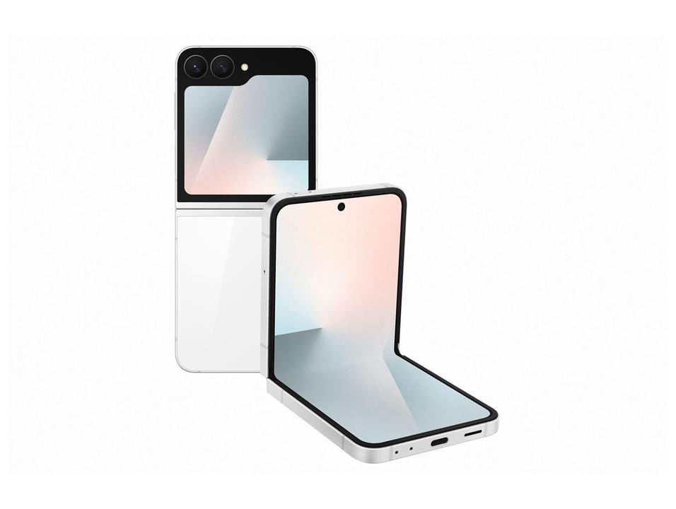 Smartphone Samsung Galaxy Z Flip7 FE 128GB Branco 5G  8GB RAM Tela 6,7" Câm. Dupla de 50MP Galaxy AI - 15