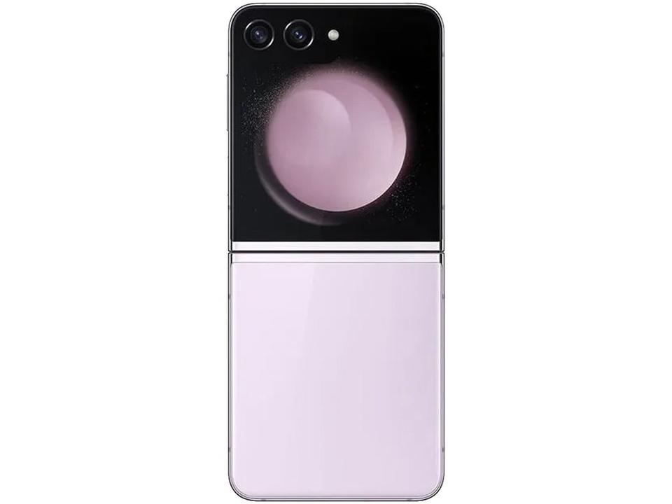 Smartphone Samsung Z Flip 5 512GB Rosa 5G Snapdragon 8GB RAM 6,7" Câm. Dupla + Selfie 10MP Dual Chip - 12