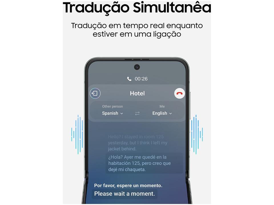 Smartphone Samsung Z Flip 5 512GB Rosa 5G Snapdragon 8GB RAM 6,7" Câm. Dupla + Selfie 10MP Dual Chip - 6