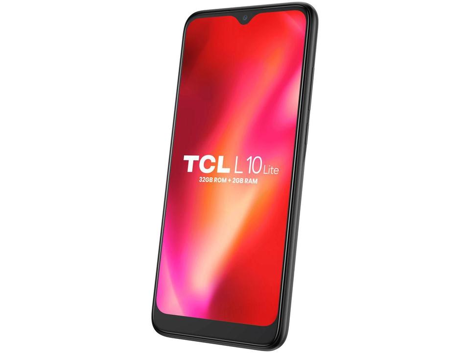 Smartphone TCL L10 Lite 32GB Cinza 4G Octa-Core - 2GB RAM Tela 6,22” Câm. Dupla + Selfie 5MP - 7