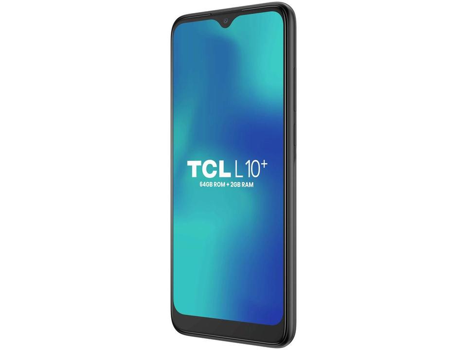 Smartphone TCL L10 Plus 64GB Cinza 4G Octa-Core - 2GB RAM Tela 6,22” Câm. Tripla + Selfie 5MP - 4