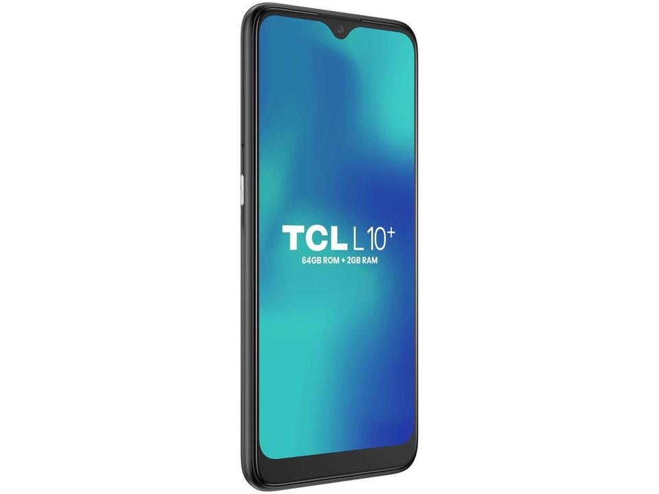 Smartphone TCL L10 Plus 64GB Cinza 4G Octa-Core - 2GB RAM Tela 6,22” Câm. Tripla + Selfie 5MP - 6