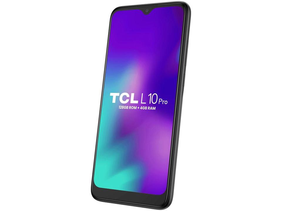 Smartphone TCL L10 Pro 128GB Cinza 4G Octa-Core - 4GB RAM Tela 6,22” Câm. Tripla + Selfie 5MP - 8