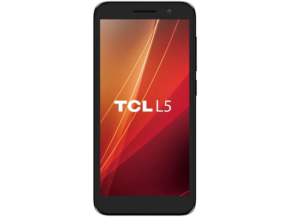 Smartphone TCL L5 16GB Preto 4G Quad-Core - 1GB RAM Tela 5” Câm. 8MP + Selfie 5MP - 5