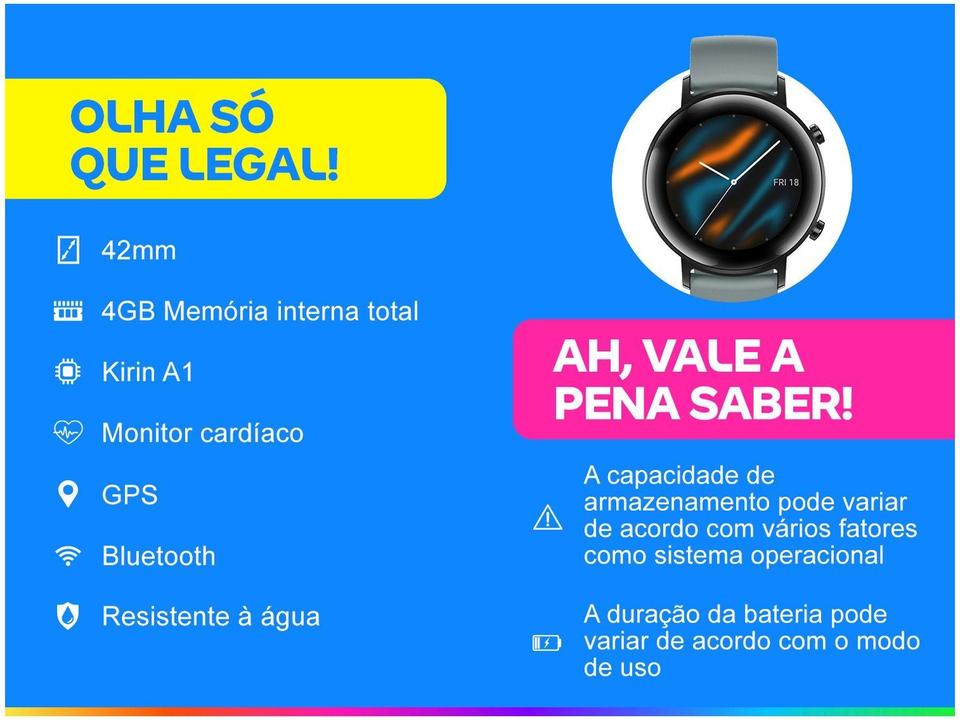 Smartwatch Huawei GT2 - 1
