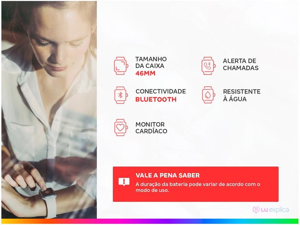 Smartwatch Huawei GT3 SE 46mm Preto - 1