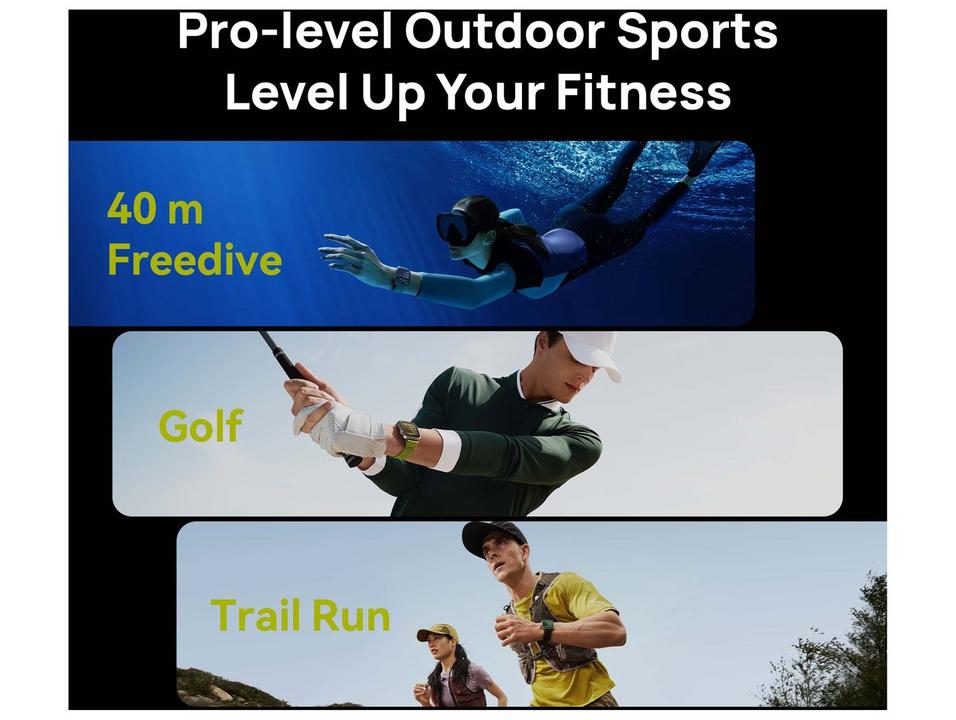 Smartwatch Huawei Watch Fit 4 Pro Cinza Escuro 4GB Bluetooth - 3