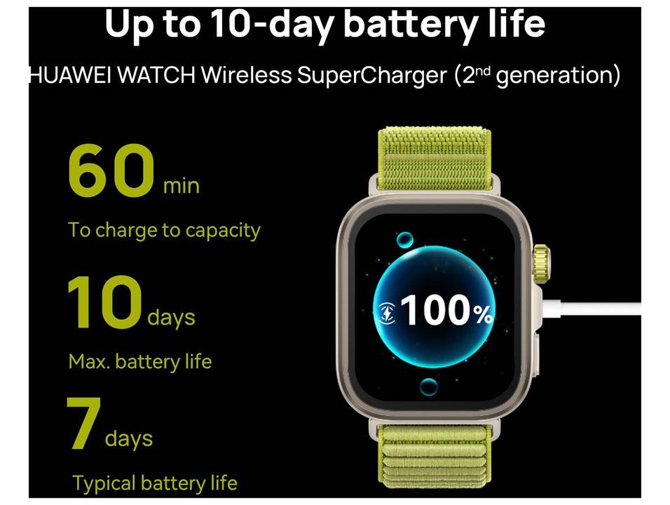 Smartwatch Huawei Watch Fit 4 Pro Cinza Escuro 4GB Bluetooth - 4