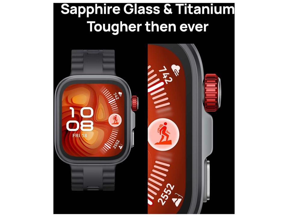 Smartwatch Huawei Watch Fit 4 Pro Cinza Escuro 4GB Bluetooth - 1