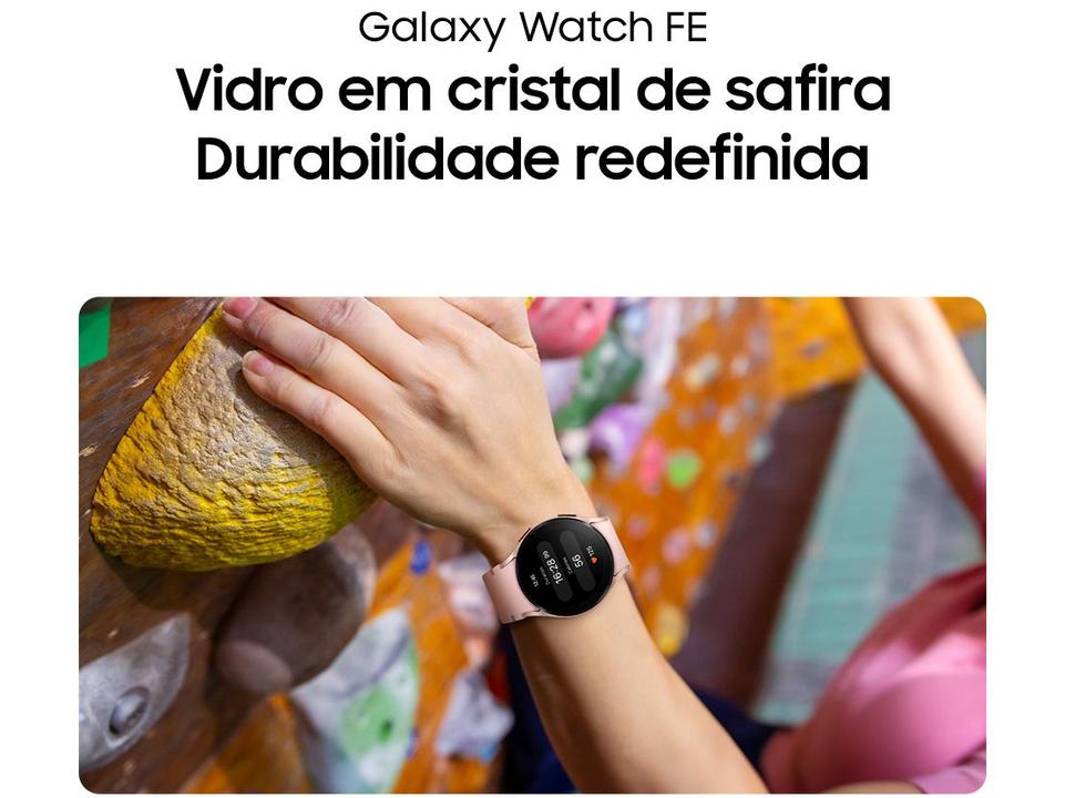 Smartwatch Samsung Galaxy Watch FE 40mm Rosé 16GB Bluetooth - 2