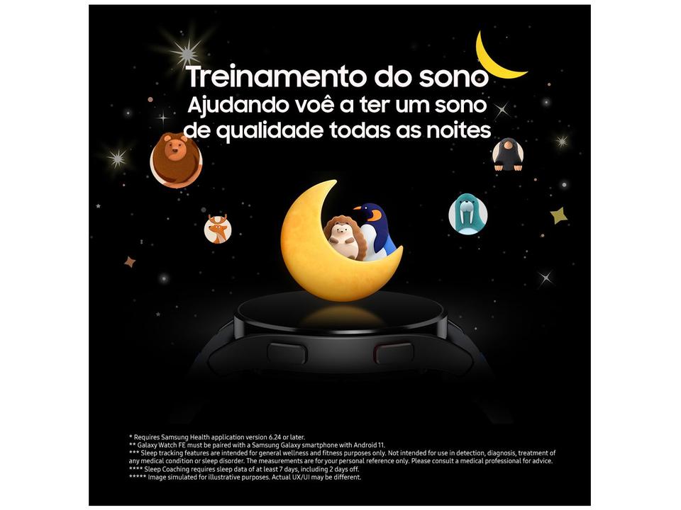 Smartwatch Samsung Galaxy Watch FE 40mm Rosé 16GB Bluetooth - 5