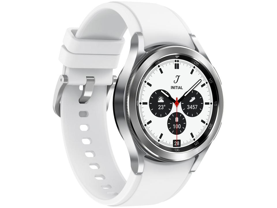 Smartwatch Samsung Galaxy Watch4 Classic LTE 42mm Prata 16GB - 2