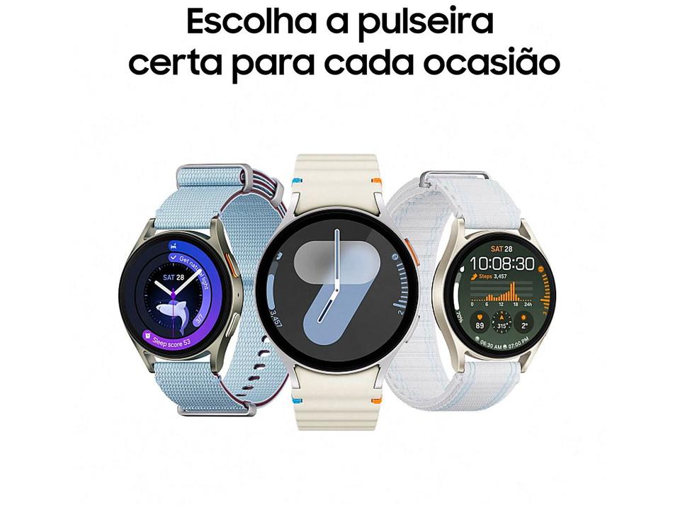 Smartwatch Samsung Galaxy Watch7 40mm Creme 32GB Bluetooth - 10