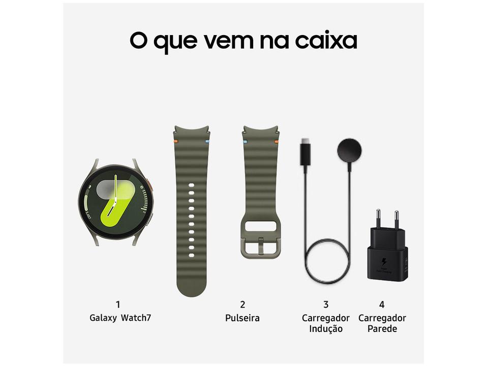 Smartwatch Samsung Galaxy Watch7 44mm Verde 32GB Bluetooth - 2