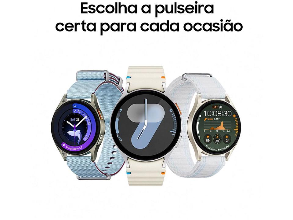 Smartwatch Samsung Galaxy Watch7 Prata 32GB Bluetooth - 10